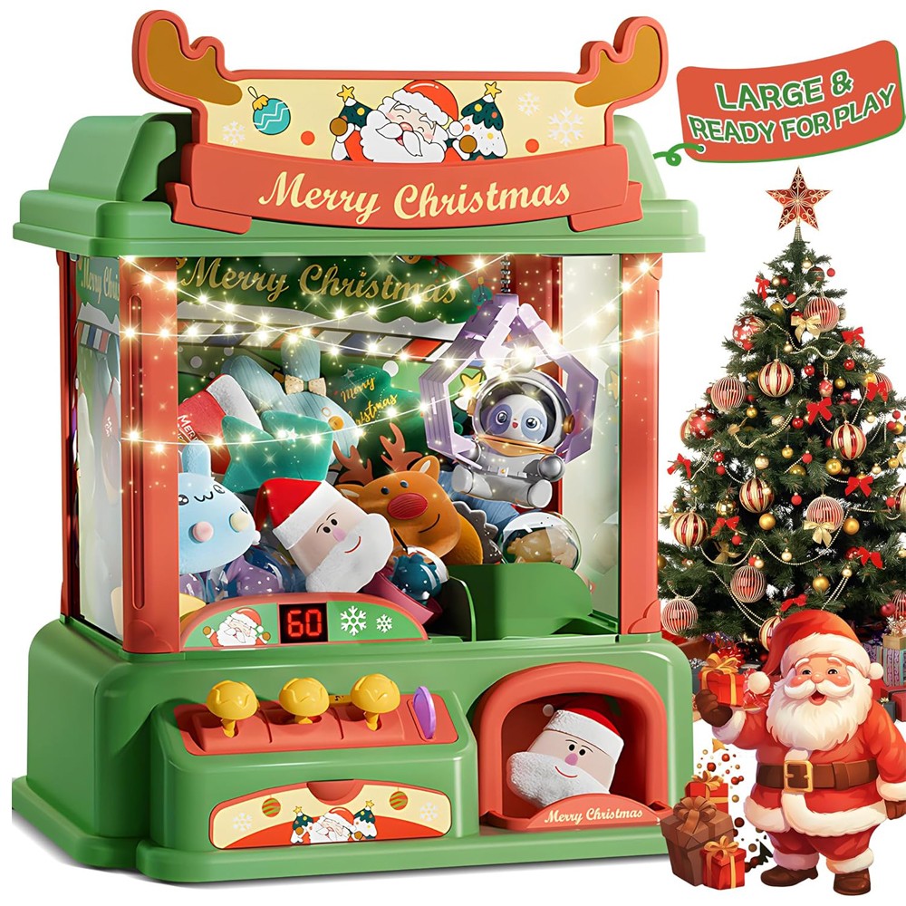Arcade Vending & Laundry - Christmas Claw Machine For Kids Mini