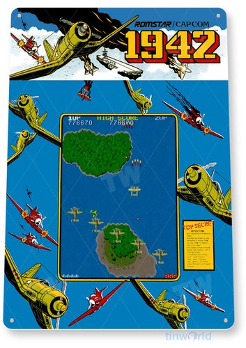 Arcade Games & Vending Llc - 1942 Arcade Sign, Classic Arcade Game