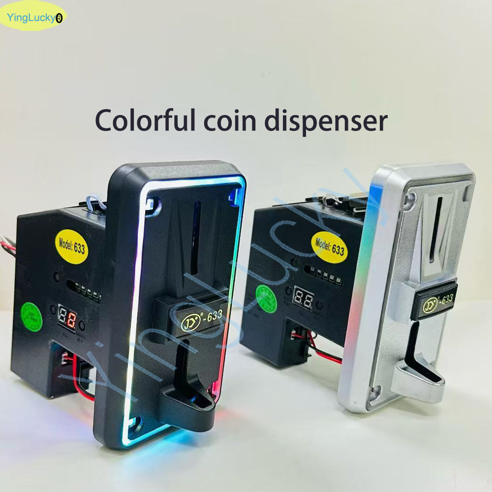Arcade Vending & Laundry - Colorful LED Multi Coin Acceptor Coin