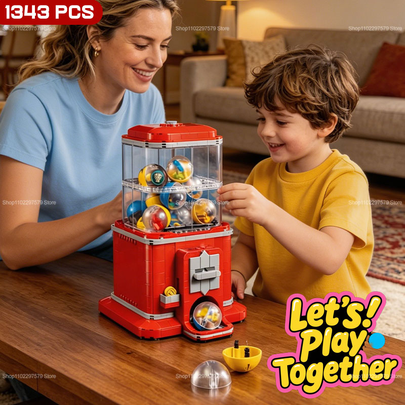 Arcade Vending & Laundry - 1343 PCS Vending Machine Building Blocks