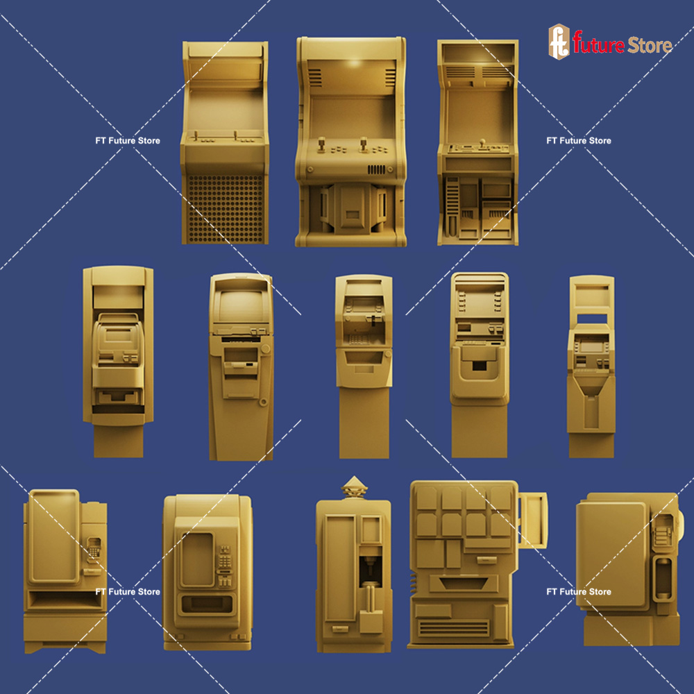 Arcade Toy Vending Machine - 3D Print 1/64 Arcade Game Self-service