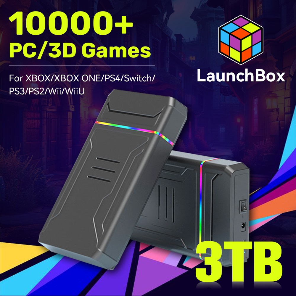 Arcade X - JMachen Launchbox 3TB Gaming HDD Video