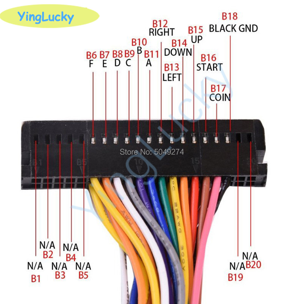 Arcade Cabinet 40-pin Wire Har - Arcade Game Cabinet 评论和价格