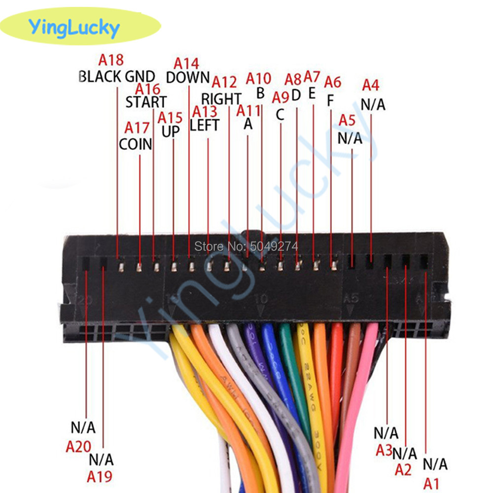 Arcade Cabinet 40-pin Wire Har - Arcade Game Cabinet 评论和价格