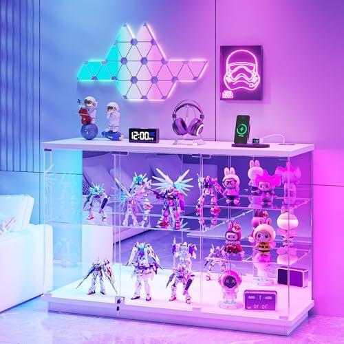 RGB Glass Display Cabinet with - Glass Cabinet Display 评论和价格