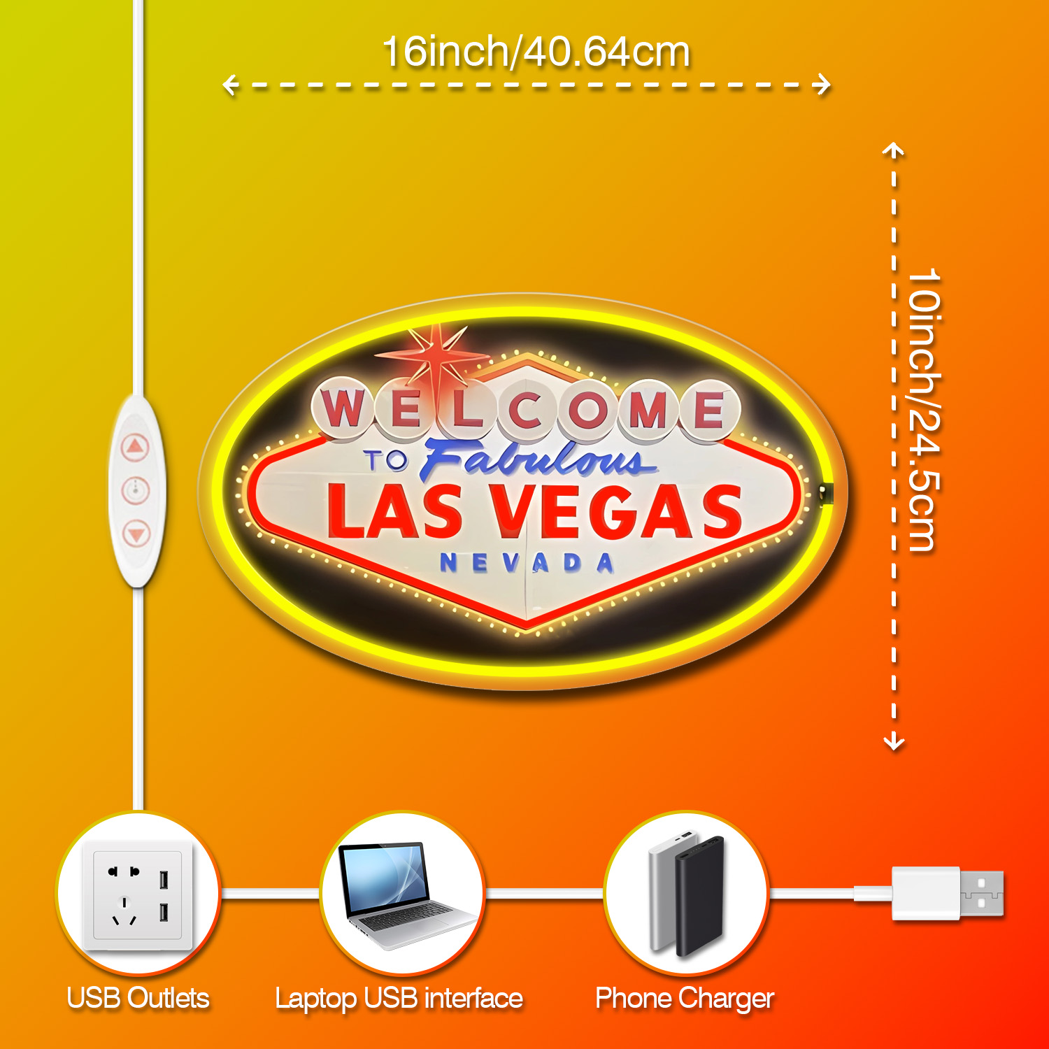 1 Piece Welcome to Las Vegas L - Arcade Vegas 评论和价格