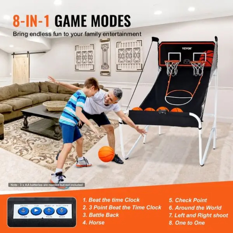 【Hot Item】Foldable Basketball  - Arcade Games & Vending Llc 评论和价格