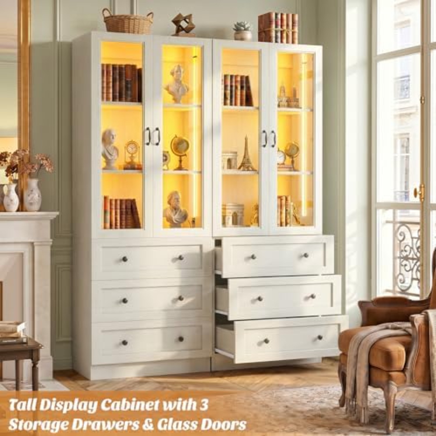 Display Cabinet with Glass Doo - Glass Cabinet Display 评论和价格