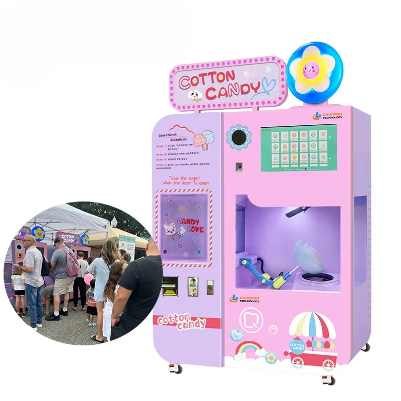 Customized Cotton Candy Vendin - Commercial Vending Machine 评论和价格