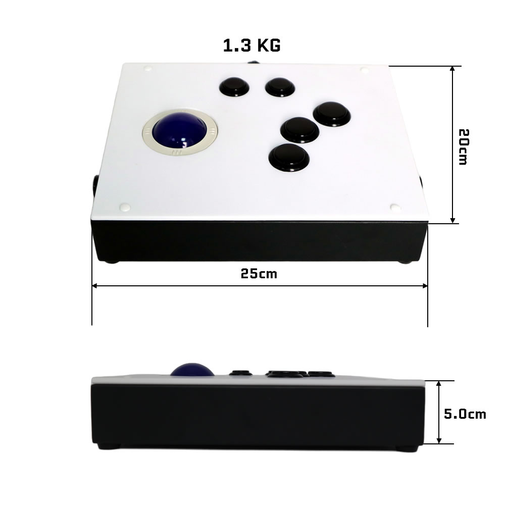 FightBox R6 USB Sanwa Button A - Trackball Controller Arcade 评论和价格