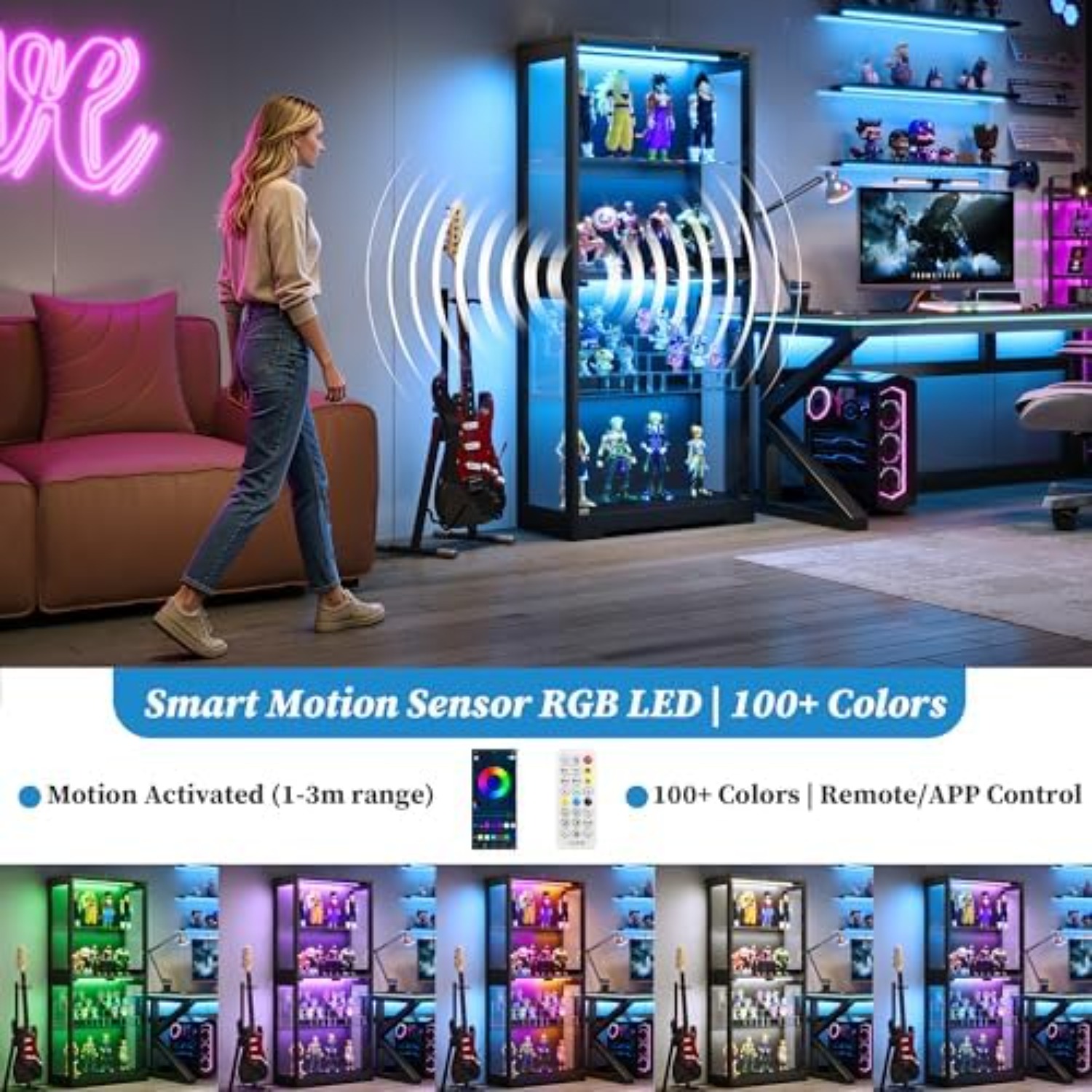 Display Cabinet with 100+Color - Glass Cabinet Display 评论和价格