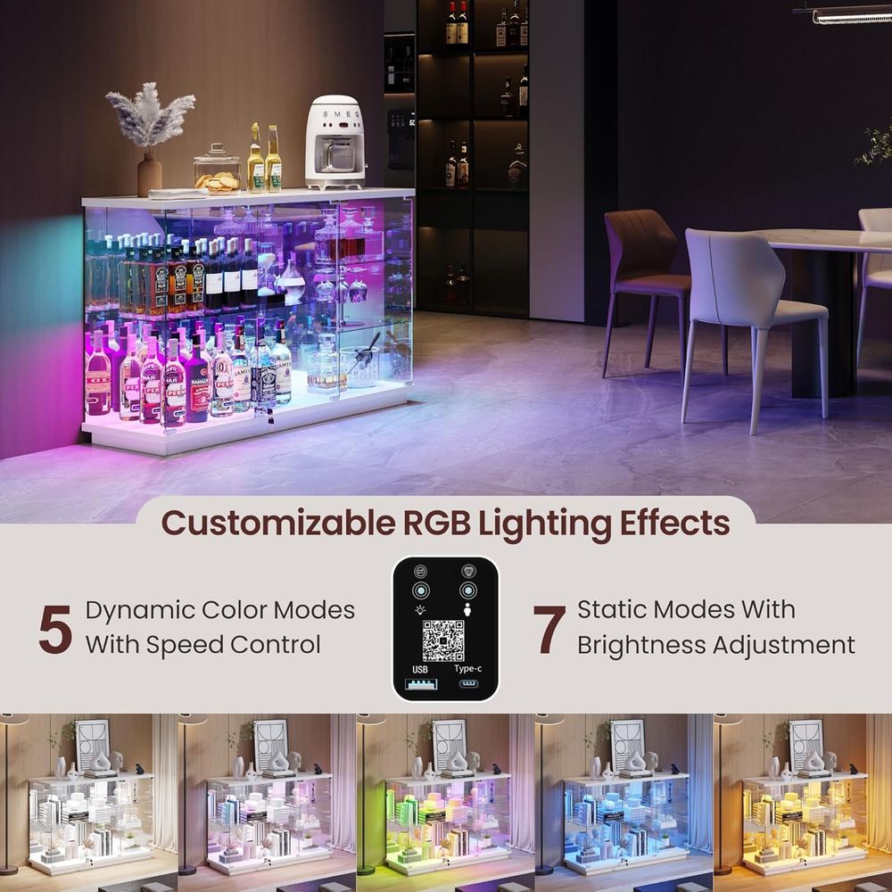 White High Gloss Glass Display - Glass Cabinet Display 评论和价格