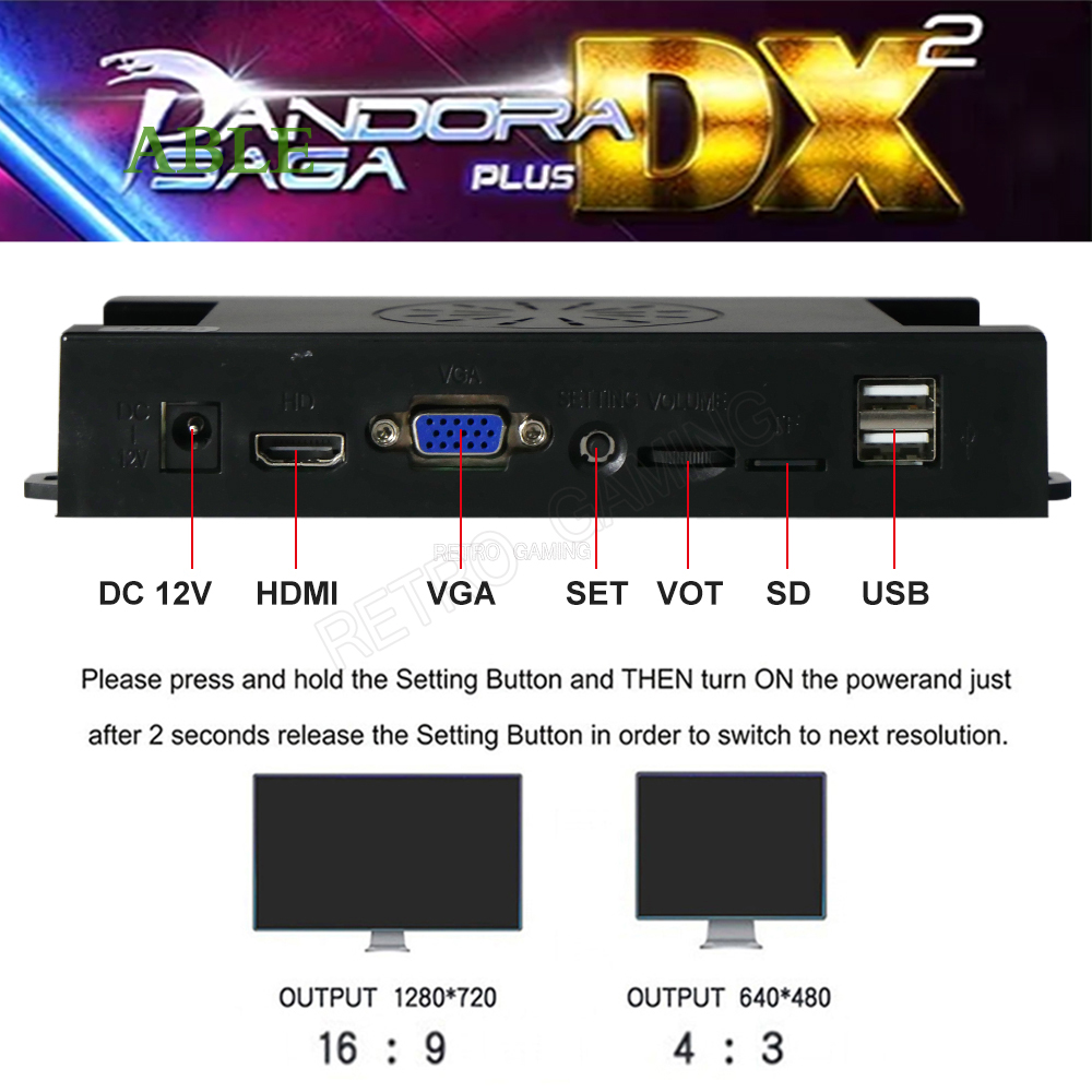 26800 in 1 Pandora Saga Box DX - Trackball Controller Arcade 评论和价格